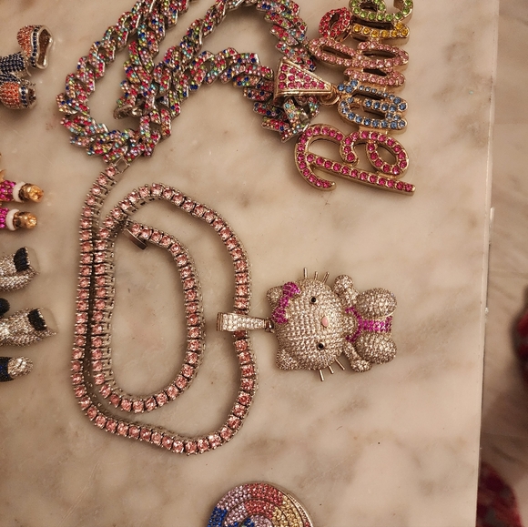 Assorted Rhinestone Pendants - Picture 4 of 7
